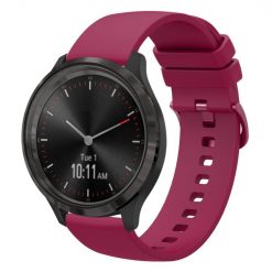 Remienok Solid Wristband bordový pre Garmin Vivomove 3 (20mm)