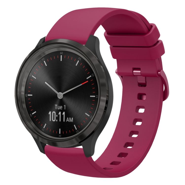 Remienok Solid Wristband bordový pre Garmin Vivomove 3 (20mm) | Kryty na mobil Kryty na mobil | Remienok Solid Wristband bordový pre Garmin Vivomove 3 (20mm) | Kryty na mobil