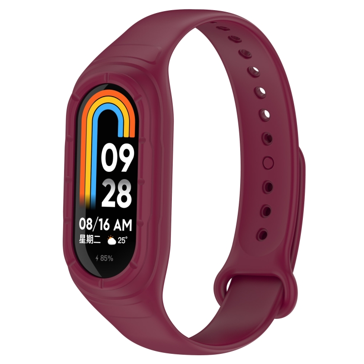 Remienok Solid Wristband bordový pre Xiaomi Smart Band 9 / Smart Band 10 | Kryty na mobil Kryty na mobil | Remienok Solid Wristband bordový pre Xiaomi Smart Band 9 / Smart Band 10 | Kryty na mobil