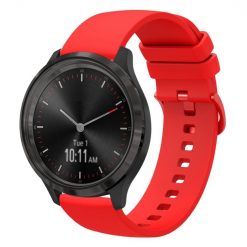 Remienok Solid Wristband červený pre Garmin Vivomove 3 (20mm)