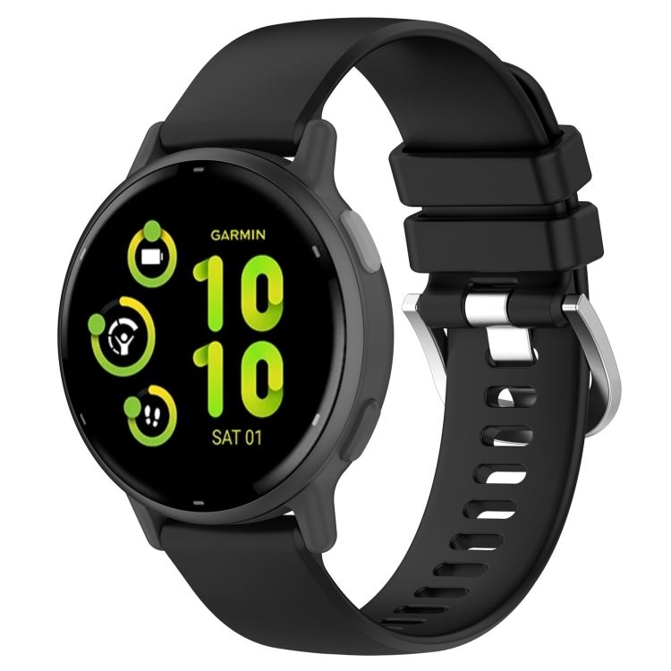Remienok Solid Wristband čierny pre Garmin Vivoactive 5 | Kryty na mobil Kryty na mobil | Remienok Solid Wristband čierny pre Garmin Vivoactive 5 | Kryty na mobil