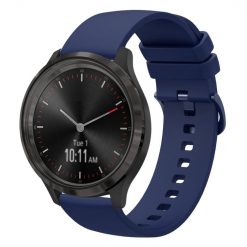Kryty na mobil | Remienok Solid Wristband modrý pre Garmin Vivomove 3 (20mm) | Kryty na mobil