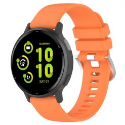 Kryty na mobil | Remienok Solid Wristband oranžový pre Garmin Vivoactive 5 | Kryty na mobil