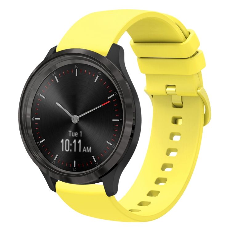 Remienok Solid Wristband žltý pre Garmin Vivomove 3 (20mm) | Kryty na mobil Kryty na mobil | Remienok Solid Wristband žltý pre Garmin Vivomove 3 (20mm) | Kryty na mobil