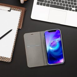 Kryty na mobil | Knižkové puzdro Luna Book strieborné – Apple iPhone 16 Pro | Kryty na mobil