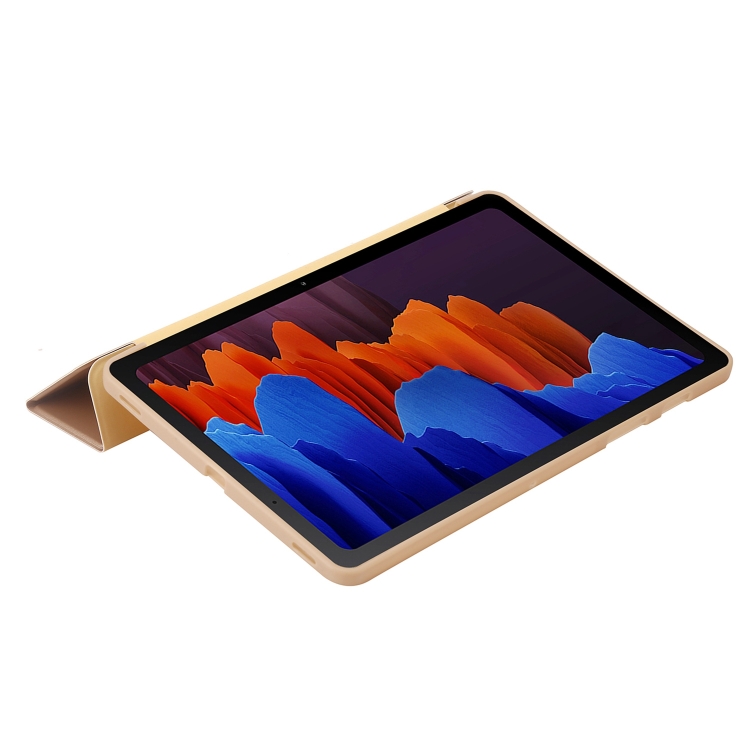 Knižkové puzdro Pure case zlaté – Samsung Galaxy Tab S7 / Tab S8 | Kryty na mobil Kryty na mobil | Knižkové puzdro Pure case zlaté – Samsung Galaxy Tab S7 / Tab S8 | Kryty na mobil