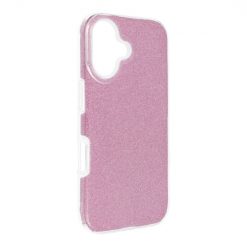 Ligotavý Kryt Forcell Shining ružový – Apple iPhone 16