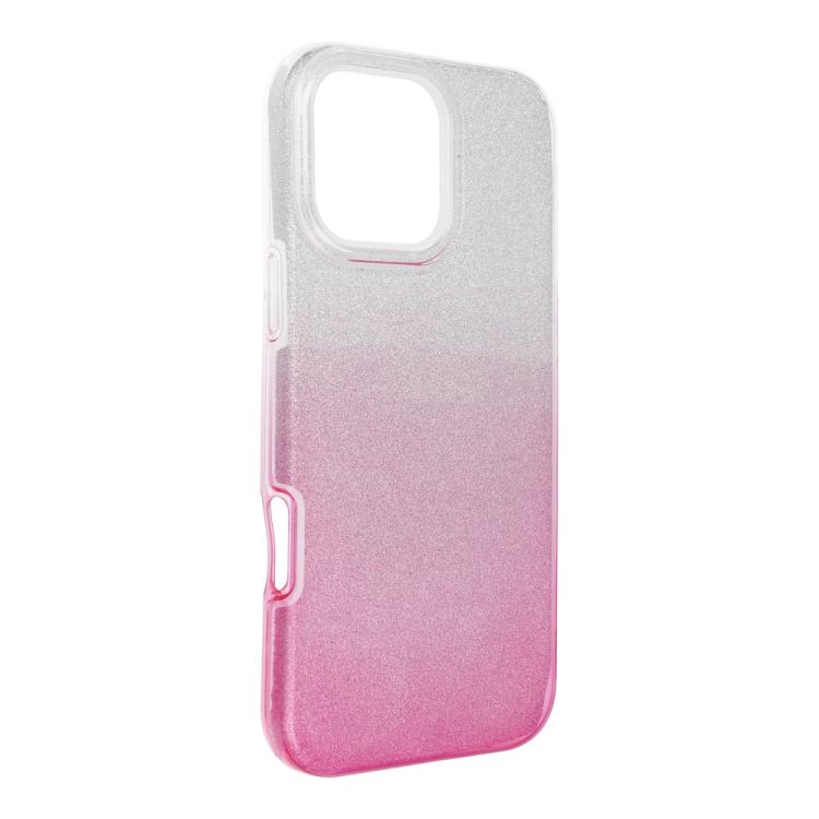 Ligotavý Kryt Forcell Shining transparentno-ružový – Apple iPhone 16 Pro Max | Kryty na mobil Kryty na mobil | Ligotavý Kryt Forcell Shining transparentno-ružový – Apple iPhone 16 Pro Max | Kryty na mobil