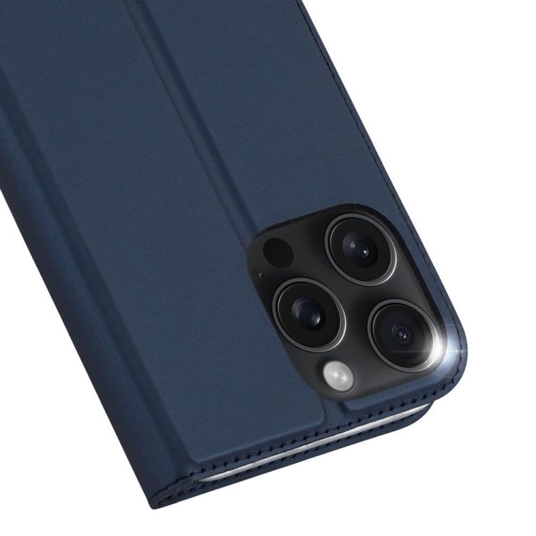 Peňaženkové puzdro Dux Ducis Skin Pro modré – Apple iPhone 16 Pro | Kryty na mobil Kryty na mobil | Peňaženkové puzdro Dux Ducis Skin Pro modré – Apple iPhone 16 Pro | Kryty na mobil