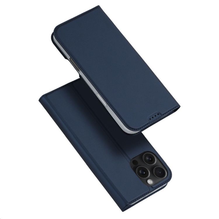 Peňaženkové puzdro Dux Ducis Skin Pro modré – Apple iPhone 16 Pro | Kryty na mobil Kryty na mobil | Peňaženkové puzdro Dux Ducis Skin Pro modré – Apple iPhone 16 Pro | Kryty na mobil