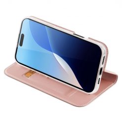 Peňaženkové puzdro Dux Ducis Skin Pro ružové – Apple iPhone 16 Pro Max | Kryty na mobil Kryty na mobil | Peňaženkové puzdro Dux Ducis Skin Pro ružové – Apple iPhone 16 Pro Max | Kryty na mobil