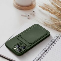 Kryty na mobil | Zadný kryt Card Case zelený – Apple iPhone 16 Pro Max | Kryty na mobil