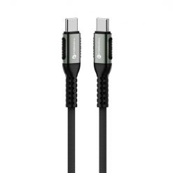 Kryty na mobil | Dátový kábel Forcell F-ENERGY C263 USB-C na USB-C QC4.0 PD 5A 240W 1,2m čierny | Kryty na mobil