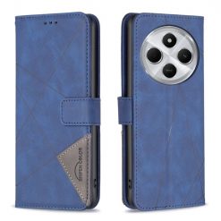 Knižkové puzdro Rhombus modré – Xiaomi Redmi 14C / Poco C75 | Kryty na mobil Kryty na mobil | Knižkové puzdro Rhombus modré – Xiaomi Redmi 14C / Poco C75 | Kryty na mobil