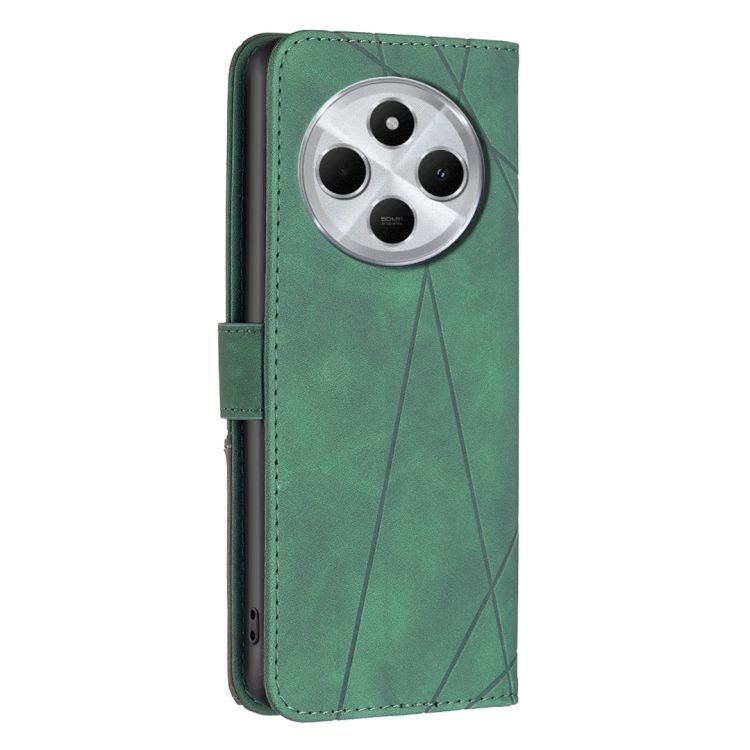 Knižkové puzdro Rhombus zelené – Xiaomi Redmi 14C / Poco C75 | Kryty na mobil Kryty na mobil | Knižkové puzdro Rhombus zelené – Xiaomi Redmi 14C / Poco C75 | Kryty na mobil