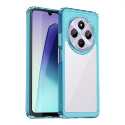 Kryty na mobil | Ochranný kryt Colorful Acrylic case transparentno-modrý – Xiaomi Redmi 14C / Poco C75 | Kryty na mobil