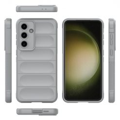 Kryty na mobil | Odolný kryt Magic Shield bledosivý – Samsung Galaxy S24 FE | Kryty na mobil