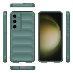 Kryty na mobil | Odolný kryt Magic Shield zelený – Samsung Galaxy S24 FE | Kryty na mobil
