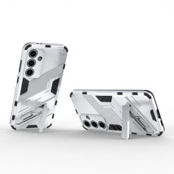Kryty na mobil | Odolný Kryt Punk armor case biely – Samsung Galaxy S24 FE | Kryty na mobil