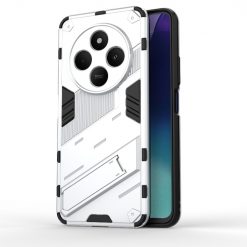 Kryty na mobil | Odolný Kryt Punk armor case biely – Xiaomi Redmi 14C / Poco C75 | Kryty na mobil