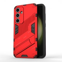 Kryty na mobil | Odolný Kryt Punk armor case červený – Samsung Galaxy S24 FE | Kryty na mobil