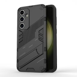 Kryty na mobil | Odolný Kryt Punk armor case čierny – Samsung Galaxy S24 FE | Kryty na mobil