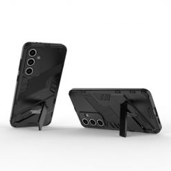 Kryty na mobil | Odolný Kryt Punk armor case čierny – Samsung Galaxy S24 FE | Kryty na mobil