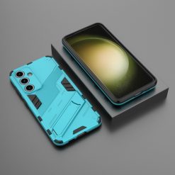 Kryty na mobil | Odolný Kryt Punk armor case modrý – Samsung Galaxy S24 FE | Kryty na mobil