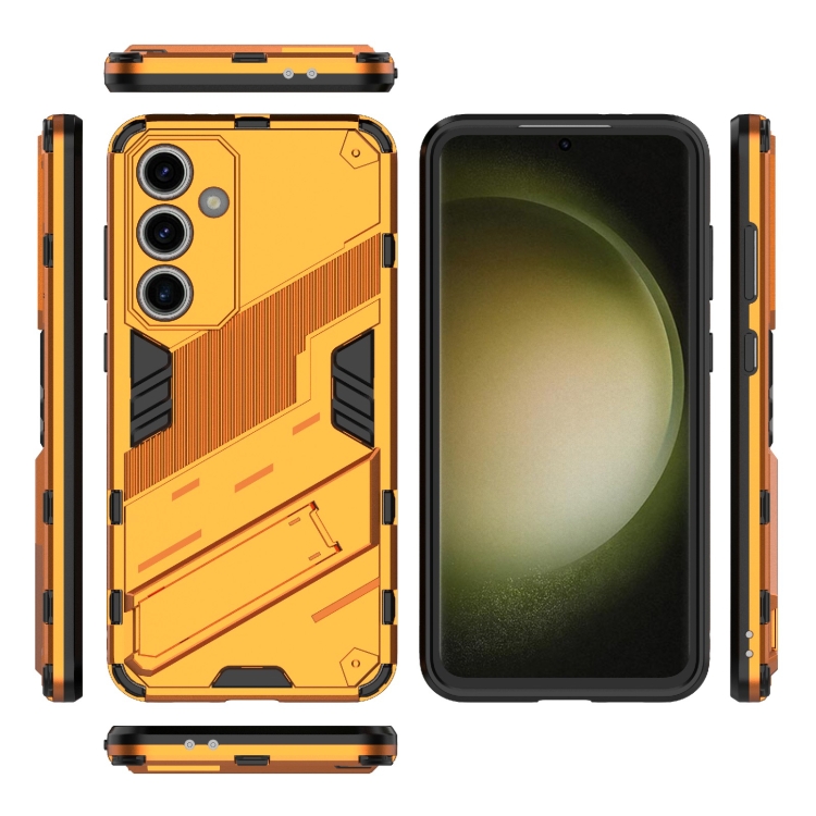 Odolný Kryt Punk armor case oranžový – Samsung Galaxy S24 FE | Kryty na mobil Kryty na mobil | Odolný Kryt Punk armor case oranžový – Samsung Galaxy S24 FE | Kryty na mobil