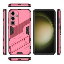 Kryty na mobil | Odolný Kryt Punk armor case ružový – Samsung Galaxy S24 FE | Kryty na mobil