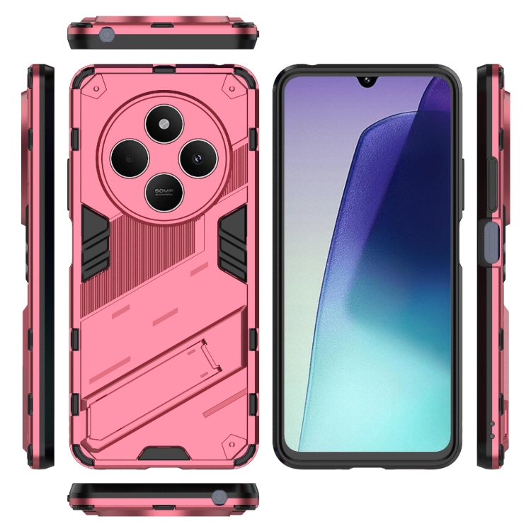 Odolný Kryt Punk armor case ružový – Xiaomi Redmi 14C / Poco C75 | Kryty na mobil Kryty na mobil | Odolný Kryt Punk armor case ružový – Xiaomi Redmi 14C / Poco C75 | Kryty na mobil
