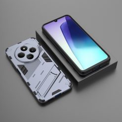 Kryty na mobil | Odolný Kryt Punk armor case sivý – Xiaomi Redmi 14C / Poco C75 | Kryty na mobil