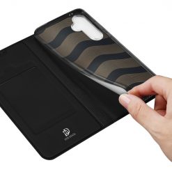 Kryty na mobil | Peňaženkové puzdro Dux Ducis Skin Pro čierne – Samsung Galaxy S24 FE | Kryty na mobil