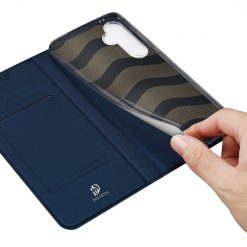 Kryty na mobil | Peňaženkové puzdro Dux Ducis Skin Pro modré – Samsung Galaxy S24 FE | Kryty na mobil