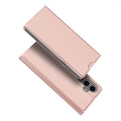 Peňaženkové puzdro Dux Ducis Skin Pro ružové – Samsung Galaxy S24 FE