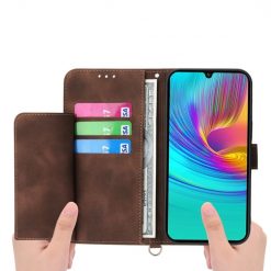 Samsung Galaxy A16 4G/5G / Samsung Galaxy A17 5G Peňaženkové puzdro Embossing Pattern Flowery Mandala hnedé | Kryty na mobil Kryty na mobil | Samsung Galaxy A16 4G/5G / Samsung Galaxy A17 5G Peňaženkové puzdro Embossing Pattern Flowery Mandala hnedé | Kryty na mobil