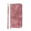 Kryty na mobil | Samsung Galaxy A16 4G/5G / Samsung Galaxy A17 5G Peňaženkové puzdro Embossing Pattern Flowery Mandala fialové | Kryty na mobil