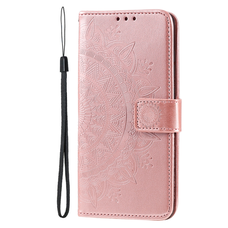 Peňaženkové puzdro Embossing Pattern Mandala Flower ružové – Xiaomi 14T | Kryty na mobil Kryty na mobil | Peňaženkové puzdro Embossing Pattern Mandala Flower ružové – Xiaomi 14T | Kryty na mobil