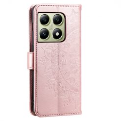 Peňaženkové puzdro Embossing Pattern Mandala Flower ružové – Xiaomi 14T | Kryty na mobil Kryty na mobil | Peňaženkové puzdro Embossing Pattern Mandala Flower ružové – Xiaomi 14T | Kryty na mobil