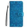 Kryty na mobil | Samsung Galaxy A16 4G/5G / Samsung Galaxy A17 5G Peňaženkové puzdro Embossing Pattern Slnečnica červené | Kryty na mobil