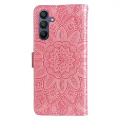 Samsung Galaxy A16 4G/5G / Samsung Galaxy A17 5G Peňaženkové puzdro Embossing Pattern Slnečnica ružové | Kryty na mobil Kryty na mobil | Samsung Galaxy A16 4G/5G / Samsung Galaxy A17 5G Peňaženkové puzdro Embossing Pattern Slnečnica ružové | Kryty na mobil