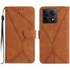 Kryty na mobil | Peňaženkové puzdro Embossing Pattern Stitchy case zelené – Xiaomi 14T Pro | Kryty na mobil