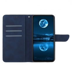 Kryty na mobil | Peňaženkové puzdro Embossing Pattern Stitchy case modré – Xiaomi 14T | Kryty na mobil