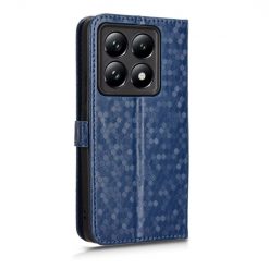 Peňaženkové puzdro Honeycomb Dot Texture Case modré – Xiaomi 14T | Kryty na mobil Kryty na mobil | Peňaženkové puzdro Honeycomb Dot Texture Case modré – Xiaomi 14T | Kryty na mobil