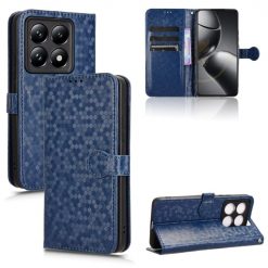 Peňaženkové puzdro Honeycomb Dot Texture Case modré – Xiaomi 14T | Kryty na mobil Kryty na mobil | Peňaženkové puzdro Honeycomb Dot Texture Case modré – Xiaomi 14T | Kryty na mobil