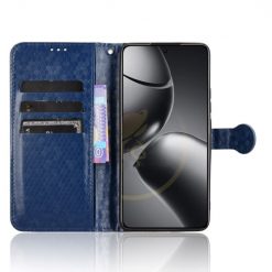 Peňaženkové puzdro Honeycomb Dot Texture Case modré – Xiaomi 14T | Kryty na mobil Kryty na mobil | Peňaženkové puzdro Honeycomb Dot Texture Case modré – Xiaomi 14T | Kryty na mobil