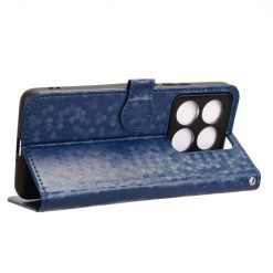 Peňaženkové puzdro Honeycomb Dot Texture Case modré – Xiaomi 14T | Kryty na mobil Kryty na mobil | Peňaženkové puzdro Honeycomb Dot Texture Case modré – Xiaomi 14T | Kryty na mobil