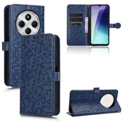Kryty na mobil | Peňaženkové puzdro Honeycomb Dot Texture Case modré – Xiaomi Redmi 14C / Poco C75 | Kryty na mobil