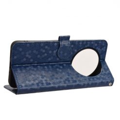 Kryty na mobil | Peňaženkové puzdro Honeycomb Dot Texture Case modré – Xiaomi Redmi 14C / Poco C75 | Kryty na mobil