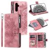 Kryty na mobil | Samsung Galaxy A16 4G/5G Peňaženkové puzdro Mandala zip case fialové | Kryty na mobil